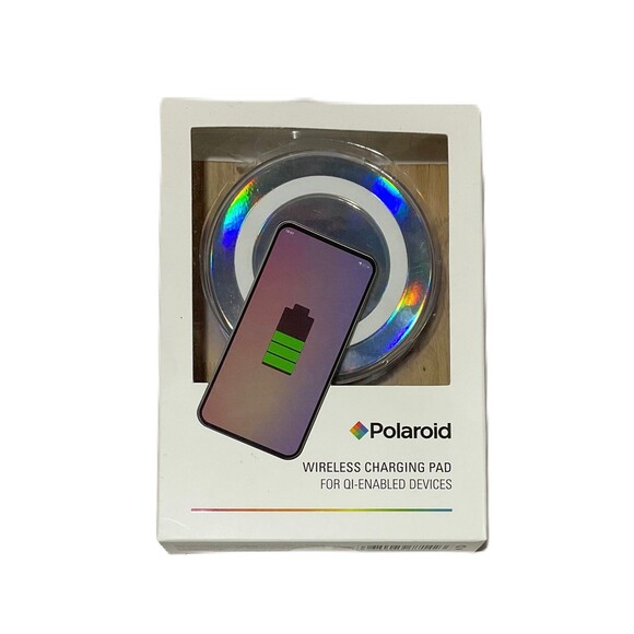 Polaroid Wireless Charging Pad for QI-Enabled Devices - Picture 1 of 3